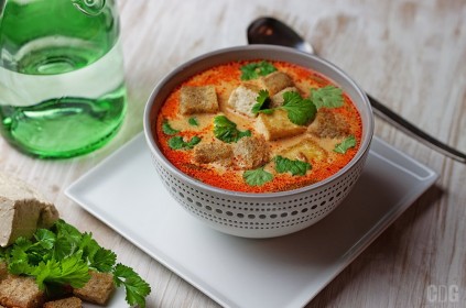zupa z tofu