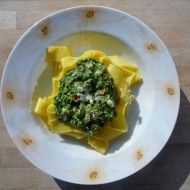 Pappardelle ze szpinakiem