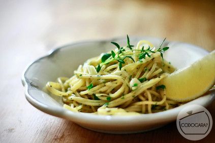 Spaghetti aioli