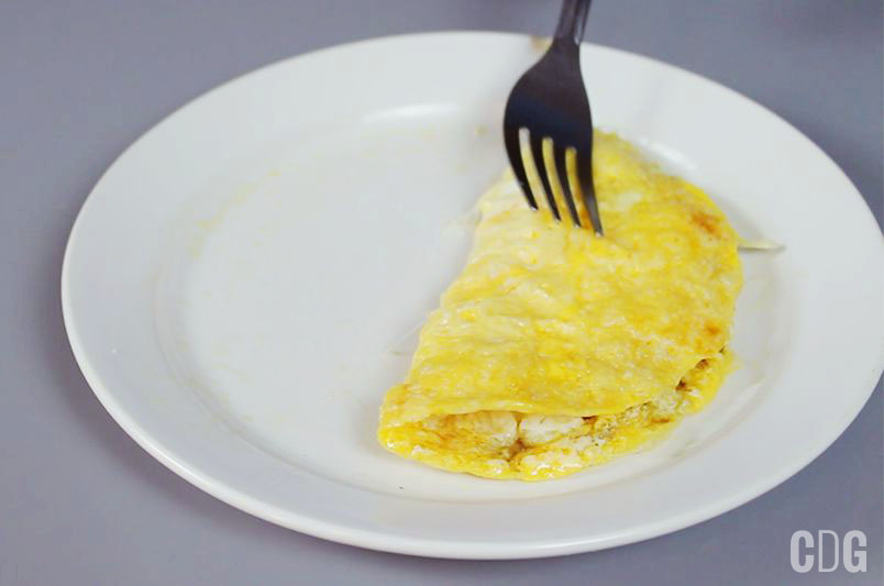 Omlet w mikrofalówce