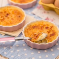 Creme brulee w różow