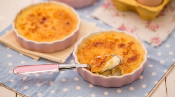 Creme brulee w różow